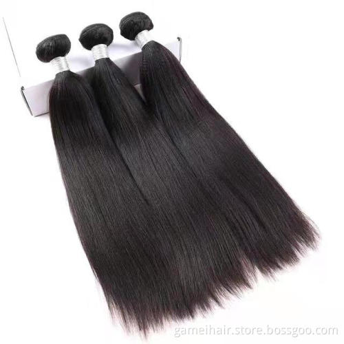 2021 Hot Selling 10A Malaysian Human Hair extensions 100% Raw Virgin Straight Hair Bundles for black women